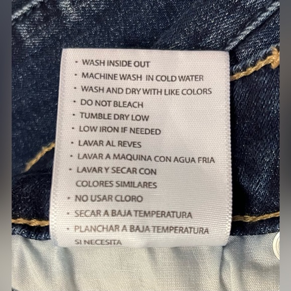 Kancan Mid Rise Frayed Hem Ankle Skinny Jeans - 25 x 27 - Picture 12 of 12